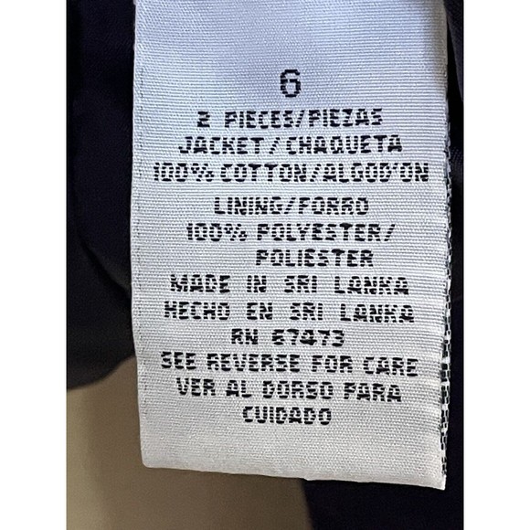 Danny & Nicole Purple Blazer Jacket Size 6 - Picture 3 of 5